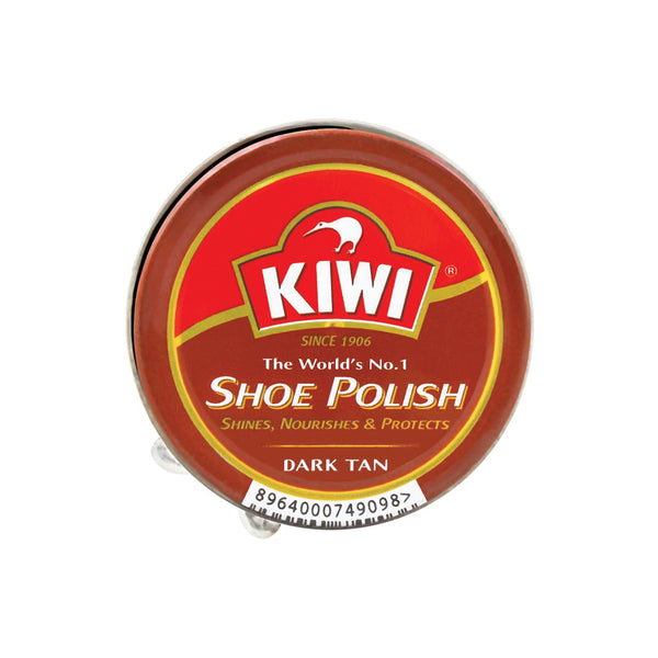 Kiwi Dark Tan Shoe Polish 45ml
