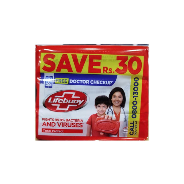 LifeBuoy Total Protect Soap Trio Pack 130gmx4