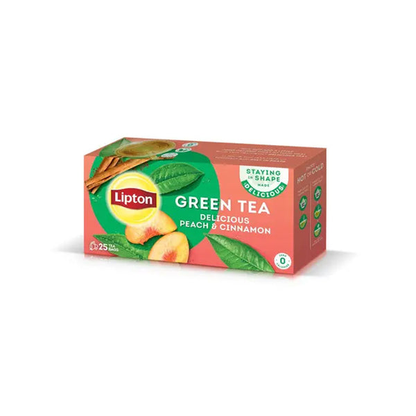 Lipton Green Tea Peach & Cinnamon 25's Bags