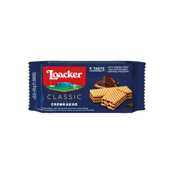 Loacker Wafers Chocolate 45g