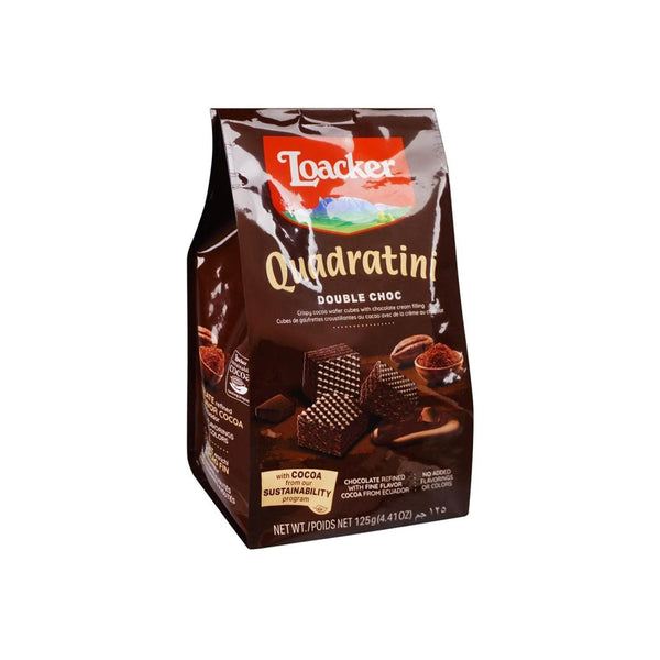 Loacker Wafers Double Chocolate 125g