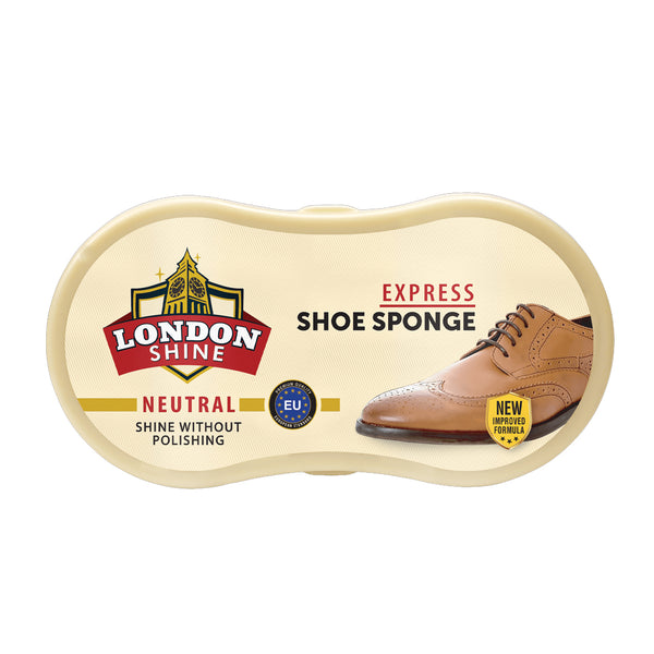 London Shine Express Shoe Sponge Neutral
