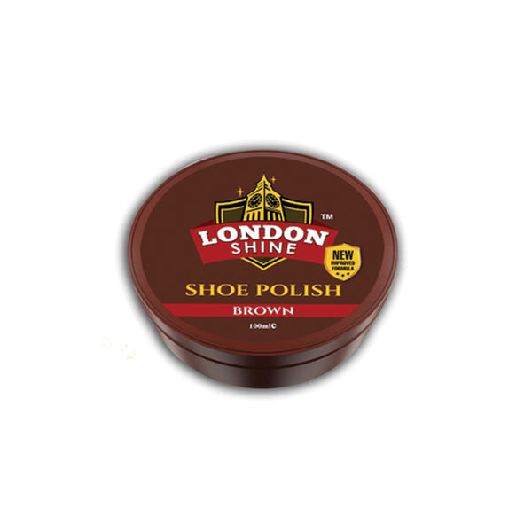 London Shine Shoe Polish Brown 100ml
