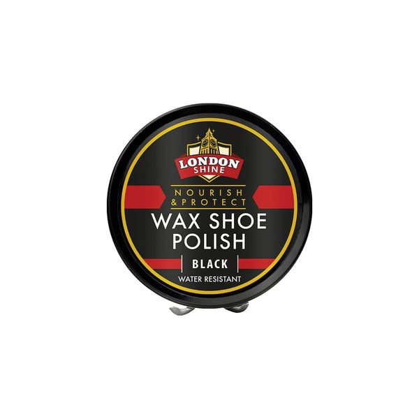 London Shine Wax Shoe Polish Black 48ml