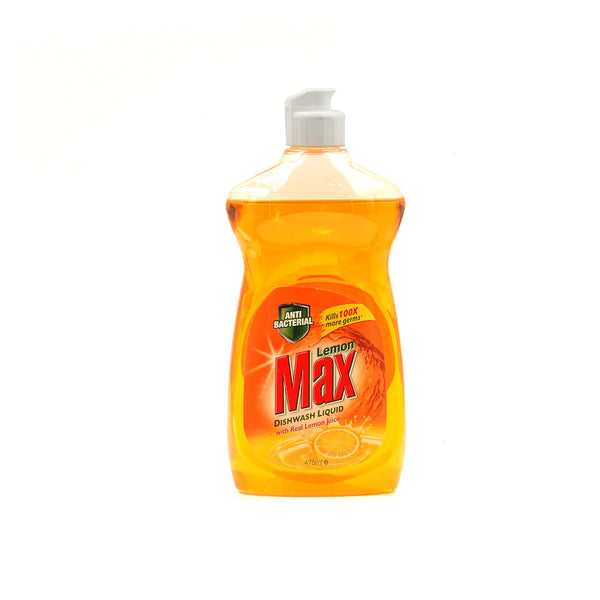 Max Dishwash Liquid Anti-Bacterial Bottle 475ml