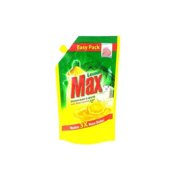 Max Dishwash Liquid Poly Bag 450ml