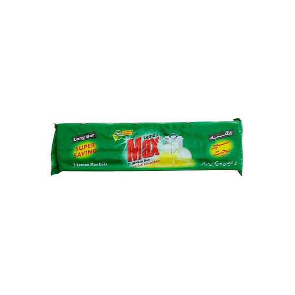 Max Dishwash Soap Long Bar Bachat Pack 2x270g