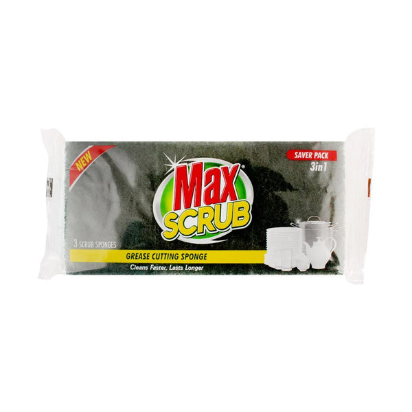 Max Scrub Sponge Saver Pack Large 3in1