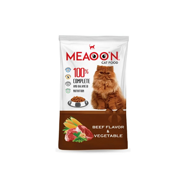 Meaoon Cat Food Beef & Vegetable Pouch 400gm