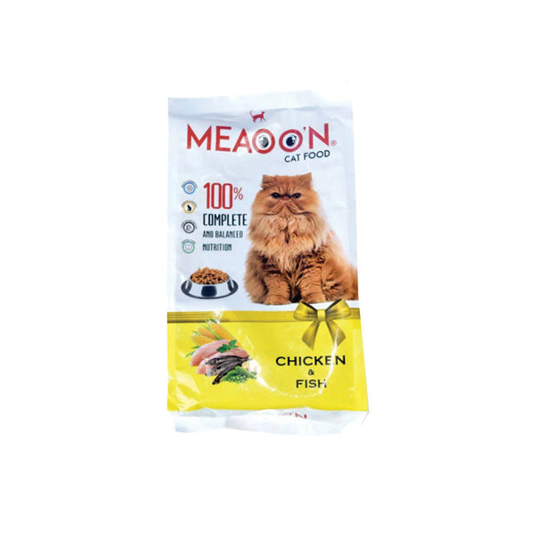 Meaoon Cat Food Chicken & Fish Pouch 1kg