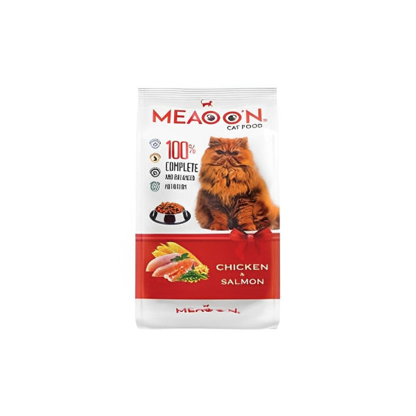 Meaoon Cat Food Chicken & Salmon Pouch 400gm