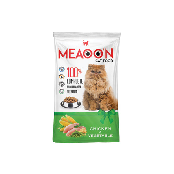 Meaoon Cat Food Chicken & Vegetable Pouch 400gm