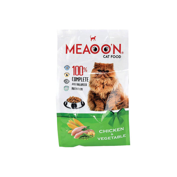 Meaoon Cat Food Chicken & Vegetable Pouch 1kg