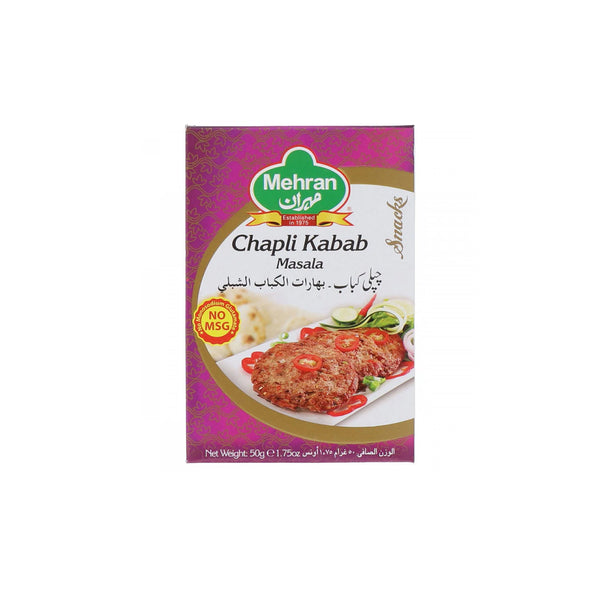 Mehran Chapli Kabab Masala Recipe 50Gm S/P