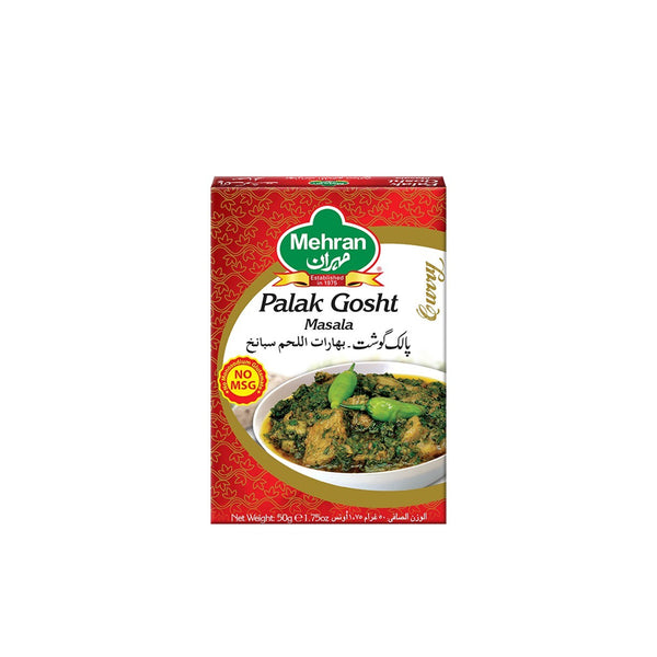 Mehran Palak Gosht Masala Recipe 50Gm S/P