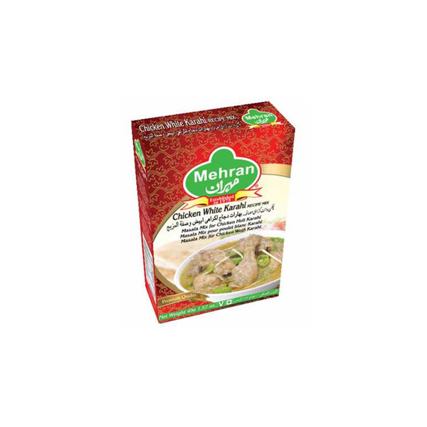Mehran White Karahi Masala Pecipe 50Gm S/P