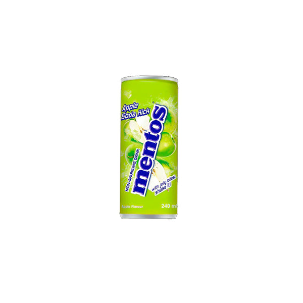 Mentos Apple Non Sparkling Drink 240ml Can Imp