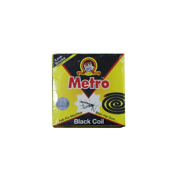 Metro Black Mosquito Coil 10pcs
