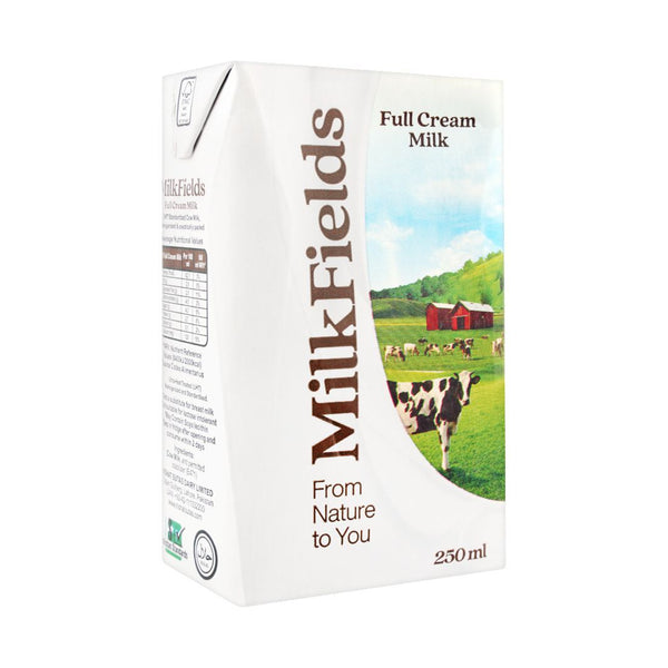 Milk Fields Full Cream Liquid Milk Tetra Pack 250ml