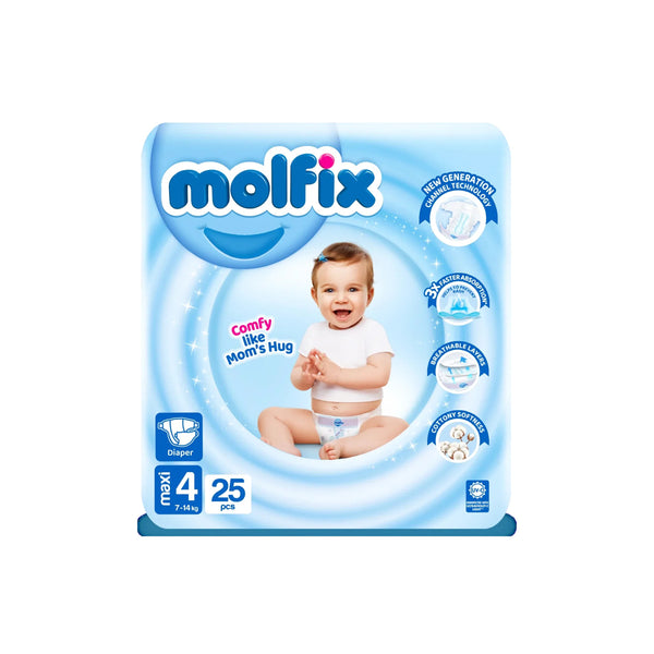 Molfix Diaper 4 Maxi 25's Twin Pack