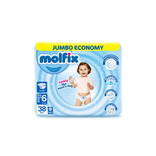 Molfix Diaper Jumbo 6 Extra Large 38's