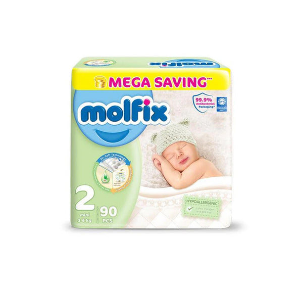 Molfix Diaper Mega Pack 2 MIni 90Pcs