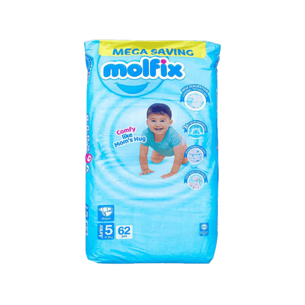 Molfix Diaper Mega Pack 5 Junior 62Pcs