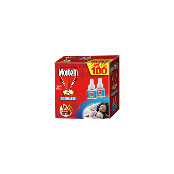 Mortein LED Refil Odourless 120 Nights Twin Pack