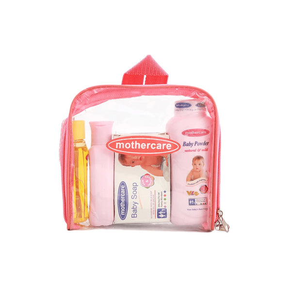 Mothercare Baby Hygiene Kit Bag Pink Large Pouch 5Pcs