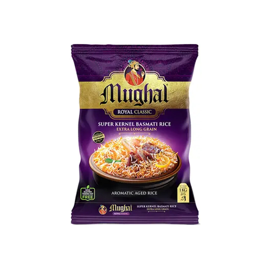 Mughal Royal Classic Super Kernal Basmati Rice 1kg – Chase Plus Pakistan