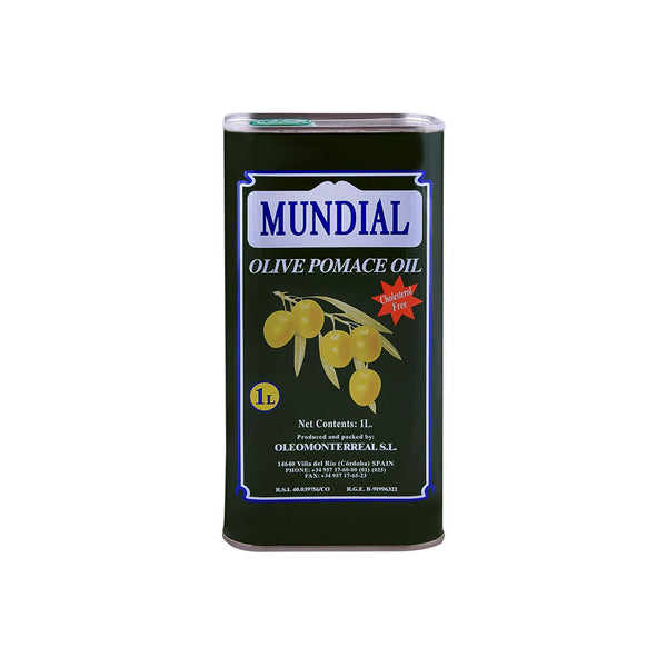 Mundial Olive Pomace Oil Cholestrol Free Tin 1LTR