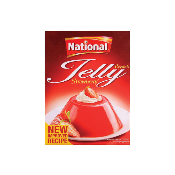 National Crystals Jelly Strawberry 80gm