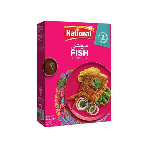 National Fish Recipe Mix 80gm D/P