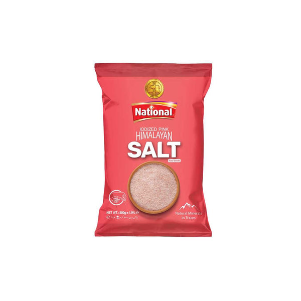 National Iodized Pink Hilmalayan Salt 800gm