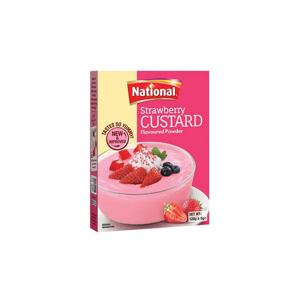 National Strawberry Custard 120gm