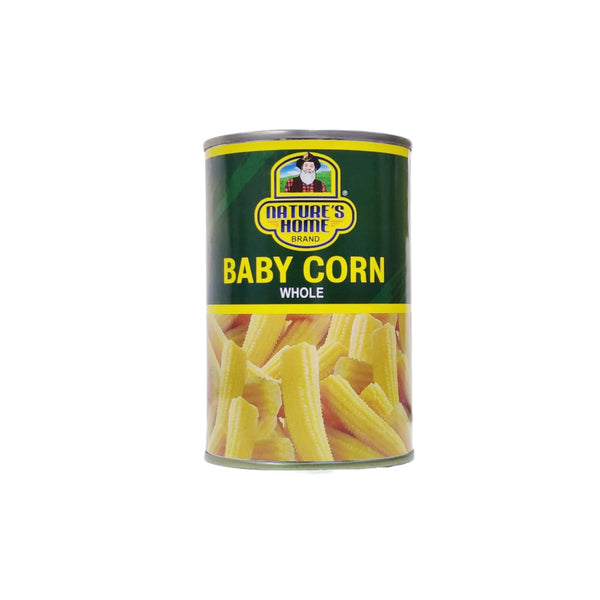 Nature's Own Baby Corn Whole Tin 400gm