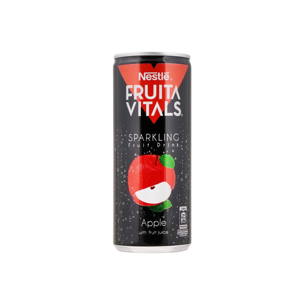 Nestle Fruita Vitals Apple Sparkling Fruit Drink Can 250ml