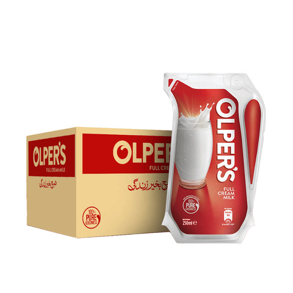 Olpers Full Cream Liquid Milk Eco Pouch 250ml