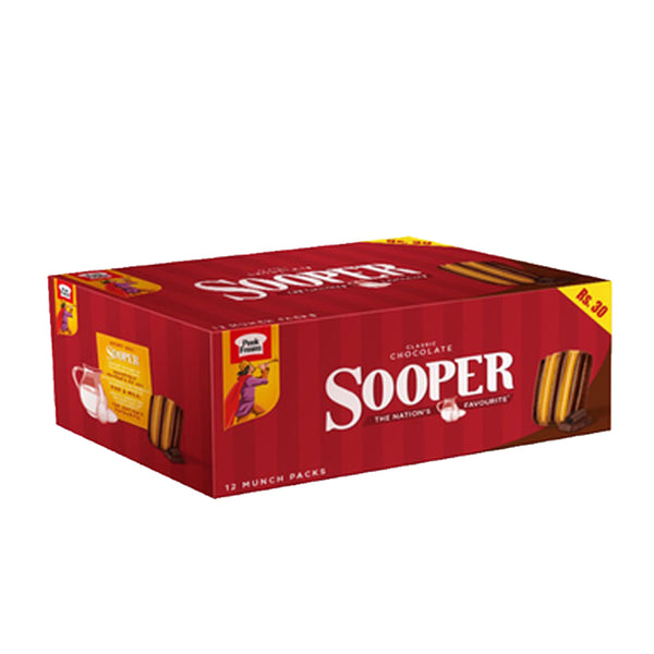 PF Sooper Chocolate Biscuits M/P Rs. 30