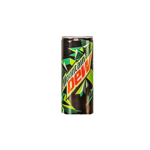 Pepsi Mountain Dew Slim Soft Drink Can 250ml