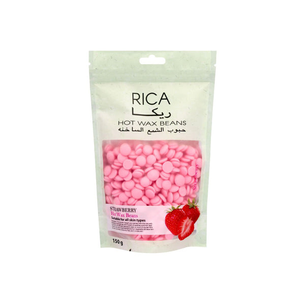 Rica Strawberry Hot Wax Beans Pouch 150gm