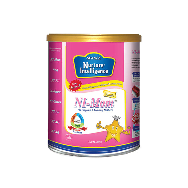 Searle Ni-mom Vanilla Baby Milk Powder Tin 400gm