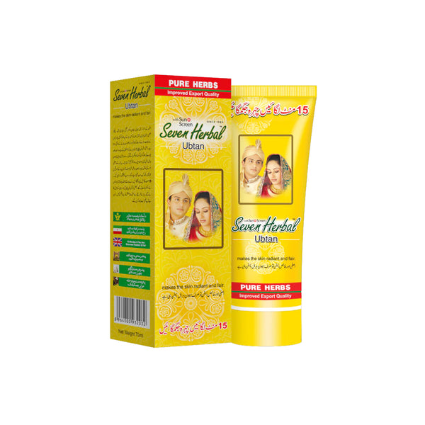 Seven Herbal Ubtan Cream Tube Small