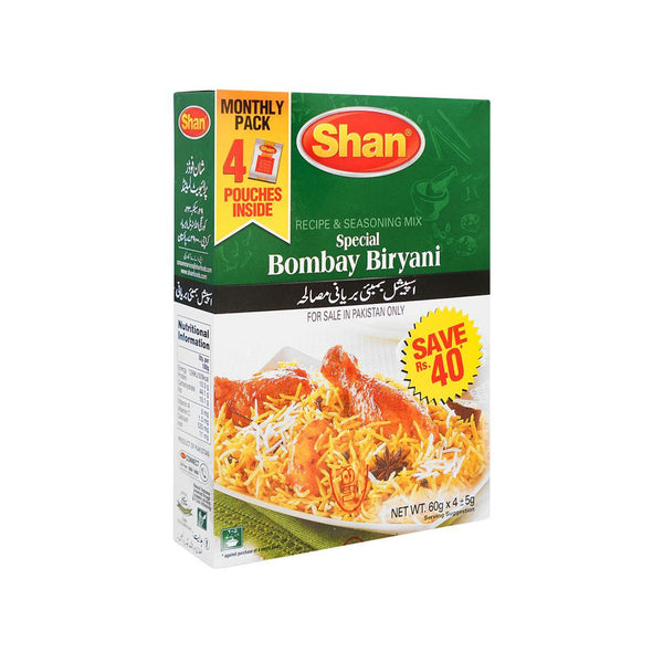 Shan Bombay Biryani Masala Monthly Pack 60x4gm