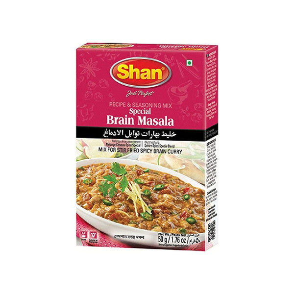 Shan Recipe Mix Brain Masala 50gm S/P