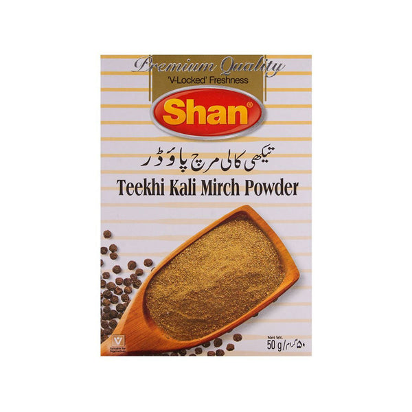 Shan Teekhi Kali Mirch Powder Spices 50gm