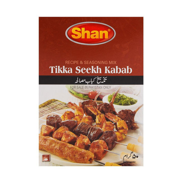 Shan Seekh Kabab Masala Recipe Powder 50gm S/P