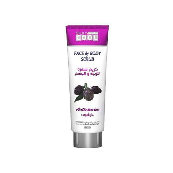 Silky Cool Artichoke Face & Body Scrub Tube 275ml