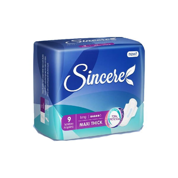 Sincere Pads Regular Pack Maxi Thick-Long 9's