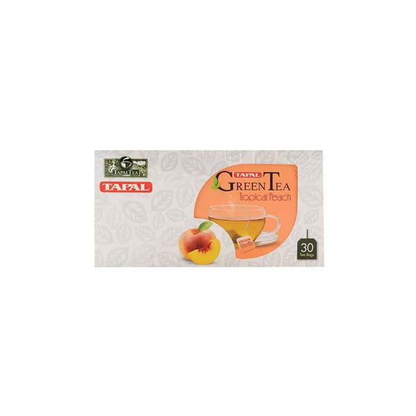 Tapal Green Tea Bags Tropical Peach 30's